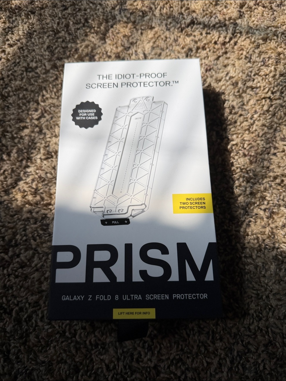 PRISM Galaxy Z Fold 4/8 Ultra Screen Protector - White Packaging